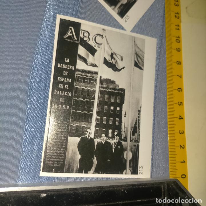 Sammlung von Aufklebern: PEGATINA CROMO ADHESIVO - TROQUELADA - BANDERA DE ESPA&Ntilde;A EN EL PALACIO DE LA O.N.U ONU