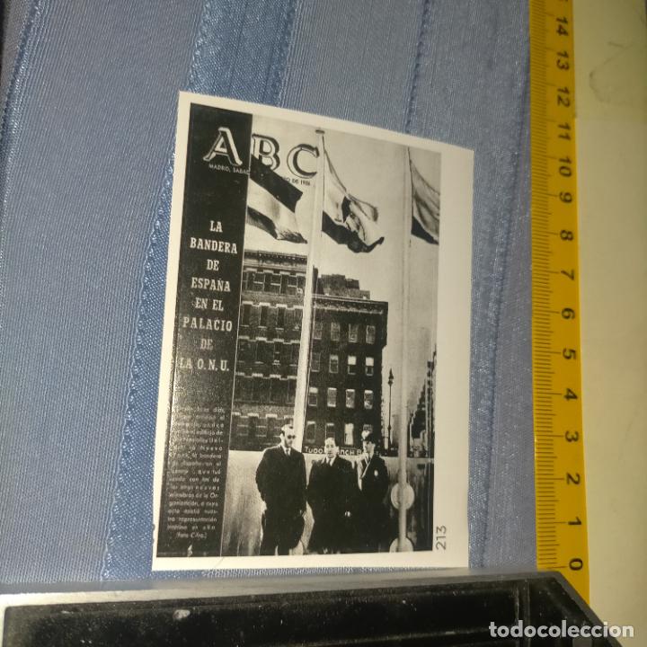 Sammlung von Aufklebern: PEGATINA CROMO ADHESIVO - TROQUELADA - BANDERA DE ESPA&Ntilde;A EN EL PALACIO DE LA O.N.U ONU
