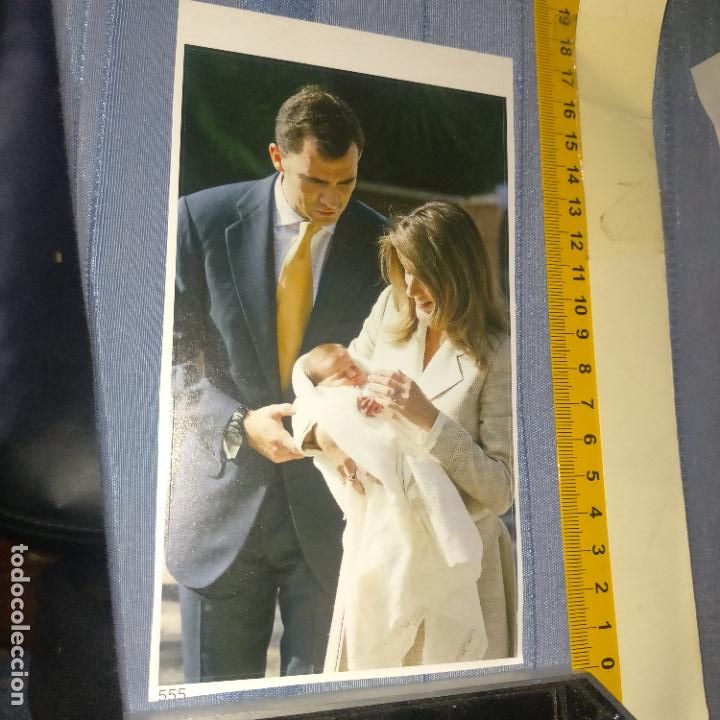 Sammlung von Aufklebern: PEGATINA CROMO ADHESIVO - TROQUELADA - LETICIA Y JUAN CARLOS SON PADRES NACIMIENTO