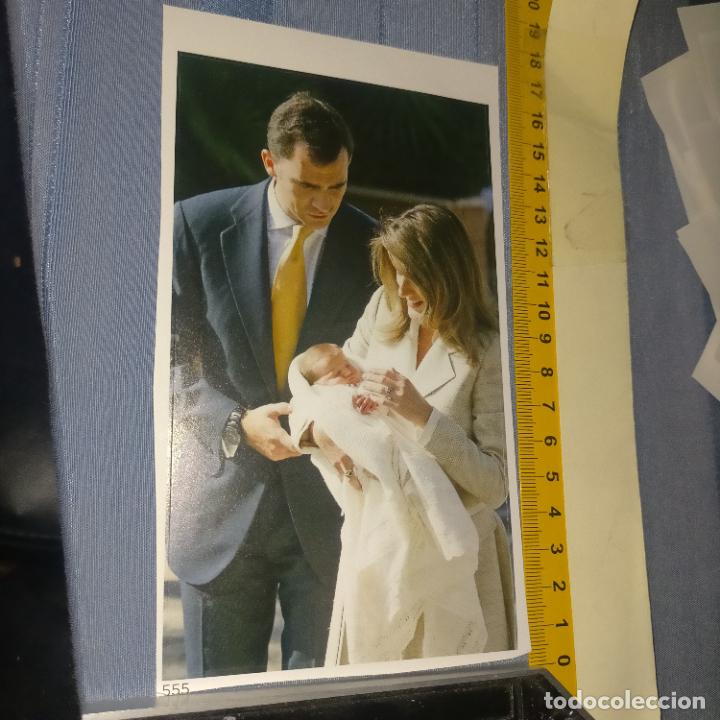 Sammlung von Aufklebern: PEGATINA CROMO ADHESIVO - TROQUELADA - LETICIA Y JUAN CARLOS SON PADRES NACIMIENTO
