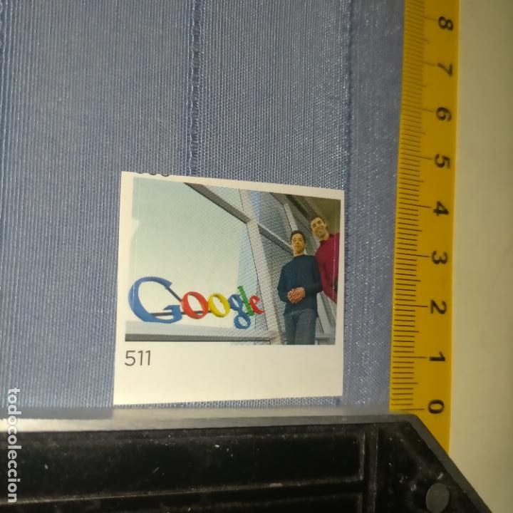 Sammlung von Aufklebern: PEGATINA CROMO ADHESIVO - TROQUELADA - LOGO LOGOTIPO Y FUNDADORES DE GOOGLE