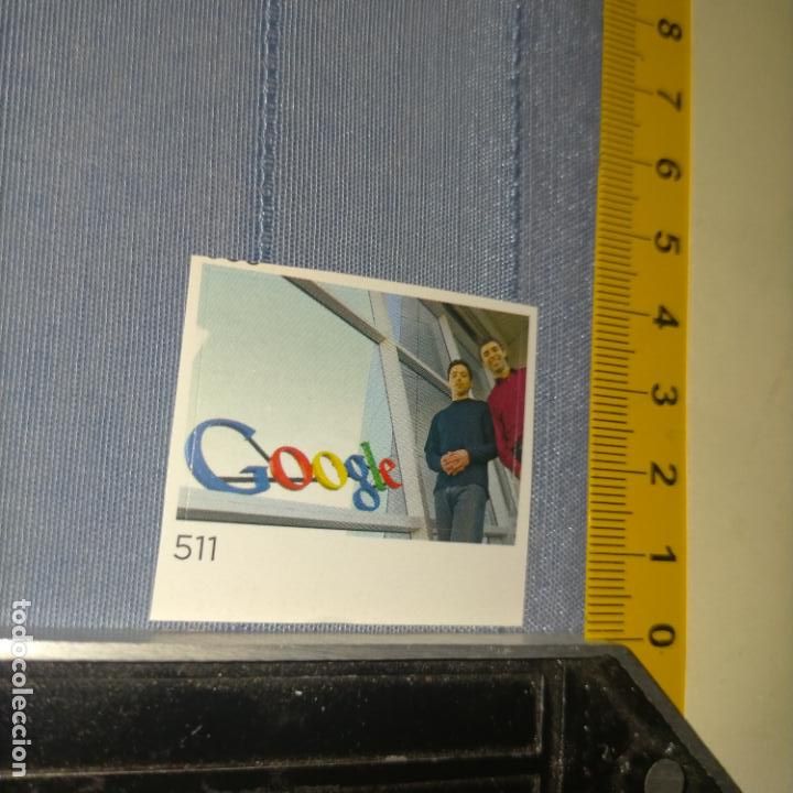 Sammlung von Aufklebern: PEGATINA CROMO ADHESIVO - TROQUELADA - LOGO LOGOTIPO Y FUNDADORES DE GOOGLE