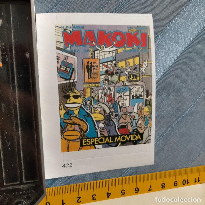 Collection stickers: PEGATINA CROMO ADHESIVO - TROQUELADA - PORTADA MAKOKI ESPECIAL MOVIDA MADRILE&Ntilde;A