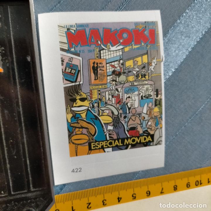Collection stickers: PEGATINA CROMO ADHESIVO - TROQUELADA - PORTADA MAKOKI ESPECIAL MOVIDA MADRILE&Ntilde;A