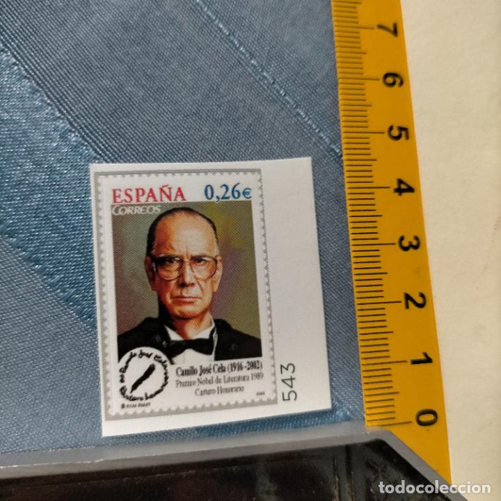 Sammlung von Aufklebern: PEGATINA CROMO ADHESIVO - TROQUELADA - IMAGEN DEL SELLO DEDICADO A CAMILO JOSE CELA PREMIO NOBEL