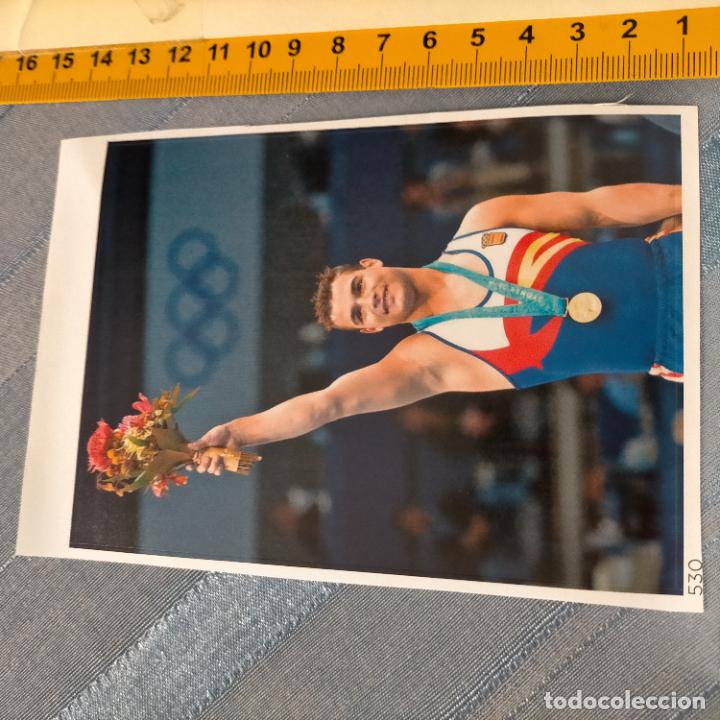 Collection stickers: PEGATINA CROMO ADHESIVO - TROQUELADA - GIMNASTA GERVASIO DEFERR JUEGOS DE SIDNEY