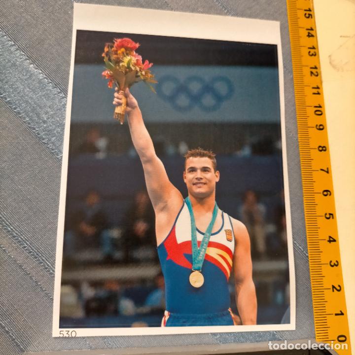 Collection stickers: PEGATINA CROMO ADHESIVO - TROQUELADA - GIMNASTA GERVASIO DEFERR JUEGOS DE SIDNEY