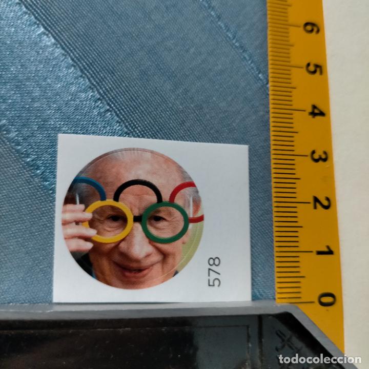 Collection stickers: PEGATINA CROMO ADHESIVO - TROQUELADA - OLIMPIADAS LOGO - SAMARANCH