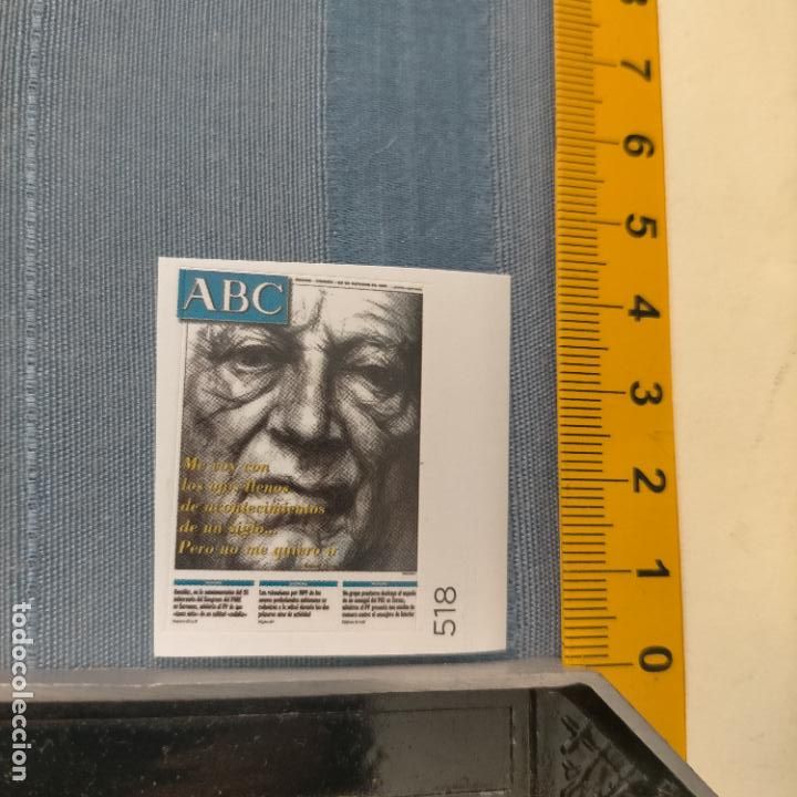 Pegatinas de colecci&oacute;n: PEGATINA CROMO ADHESIVO - TROQUELADA - DESPEDIDA DE RAFAEL ALBERTI