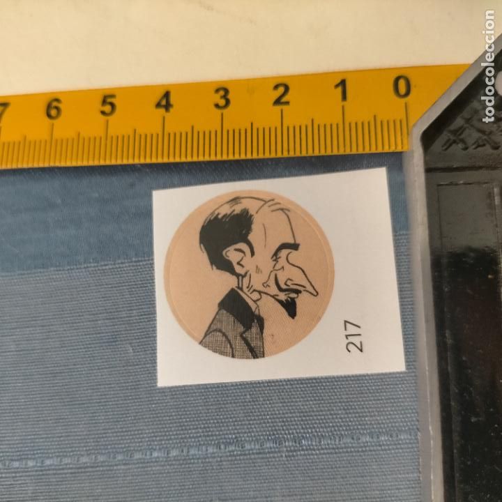 Pegatinas de colecci&oacute;n: PEGATINA CROMO ADHESIVO - TROQUELADA - JACINTO BENAVENTE CARICATURA