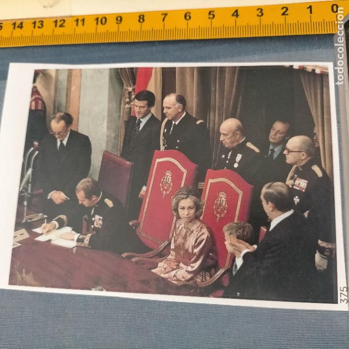 Sammlung von Aufklebern: PEGATINA CROMO ADHESIVO - TROQUELADA - politica - el rey sanciona la carta magna . las cortes