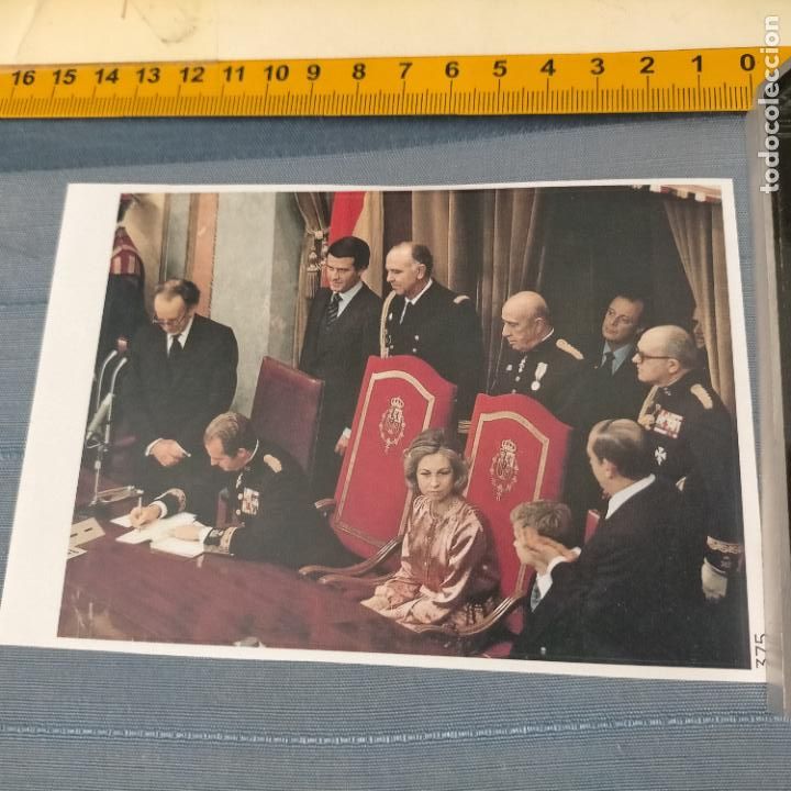 Sammlung von Aufklebern: PEGATINA CROMO ADHESIVO - TROQUELADA - politica - el rey sanciona la carta magna . las cortes