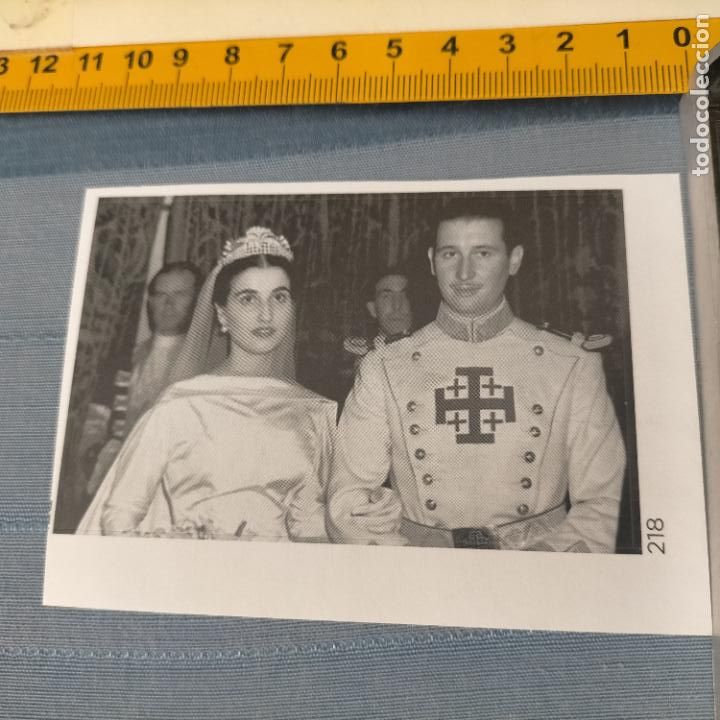 Sammlung von Aufklebern: PEGATINA CROMO ADHESIVO - TROQUELADA - boda hija franco - carmen polo y cristobal martinez bordiu
