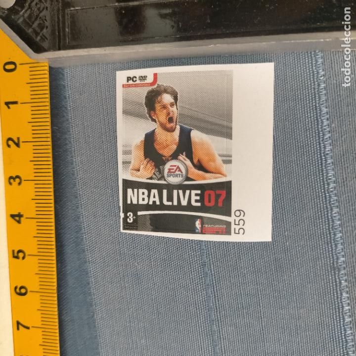 Pegatinas de colecci&oacute;n: PEGATINA CROMO ADHESIVO - TROQUELADA - baloncesto basket nba live 07