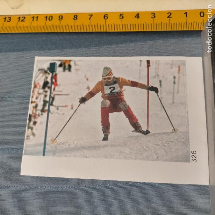 Pegatinas de colecci&oacute;n: PEGATINA CROMO ADHESIVO - TROQUELADA - paco fernandez ochoa esquiador eslalon juegos olimpicos japon