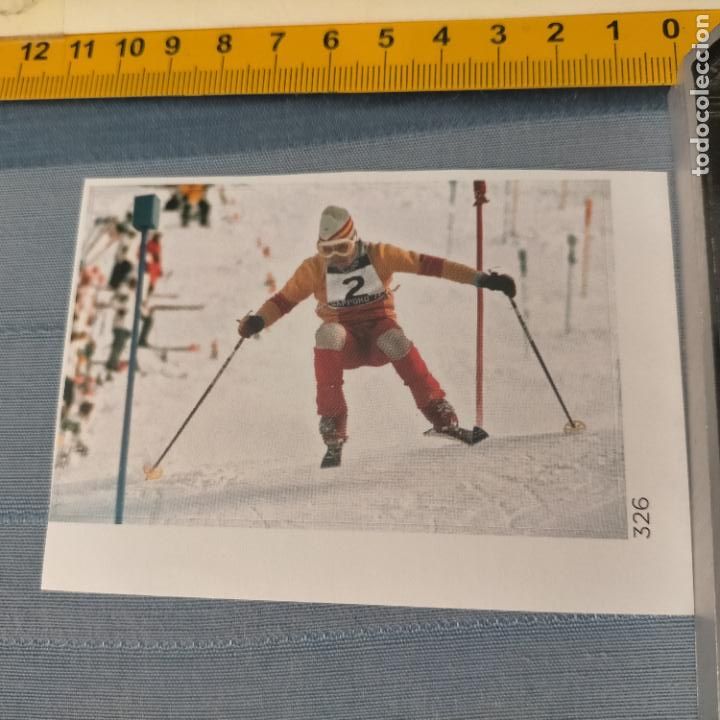 Pegatinas de colecci&oacute;n: PEGATINA CROMO ADHESIVO - TROQUELADA - paco fernandez ochoa esquiador eslalon juegos olimpicos japon