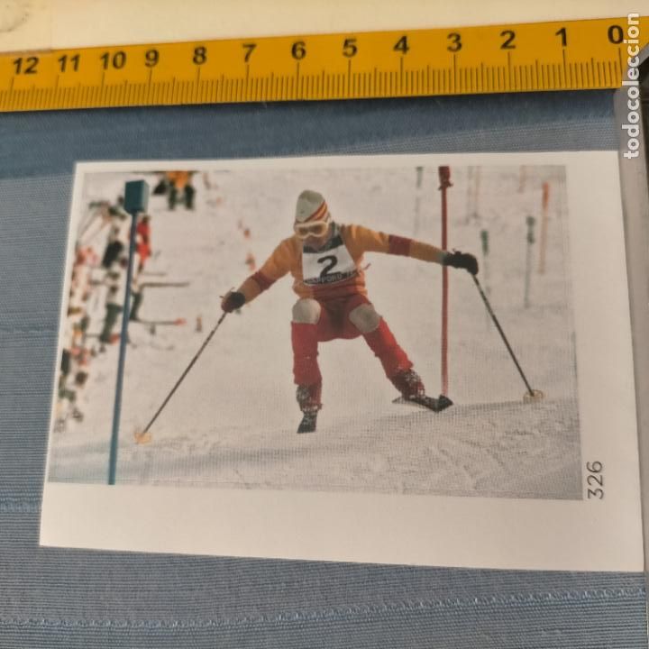 Pegatinas de colecci&oacute;n: PEGATINA CROMO ADHESIVO - TROQUELADA - paco fernandez ochoa esquiador eslalon juegos olimpicos japon