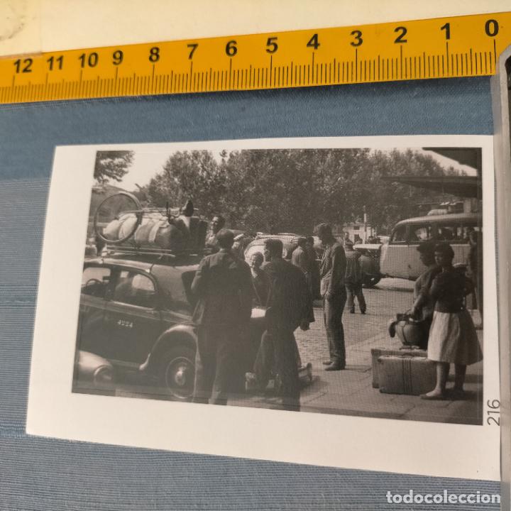 Adesivi di collezione: PEGATINA CROMO ADHESIVO - TROQUELADA - MADRID OPERACION SALIDA COCHES DE EPOCA VACACIONES