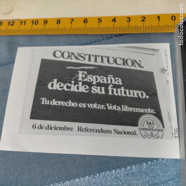 Sammlung von Aufklebern: PEGATINA CROMO ADHESIVO - TROQUELADA - DIA DE LA CONSTITUCION ESPA&Ntilde;OLA REFERENDUM NACIONAL VOTA
