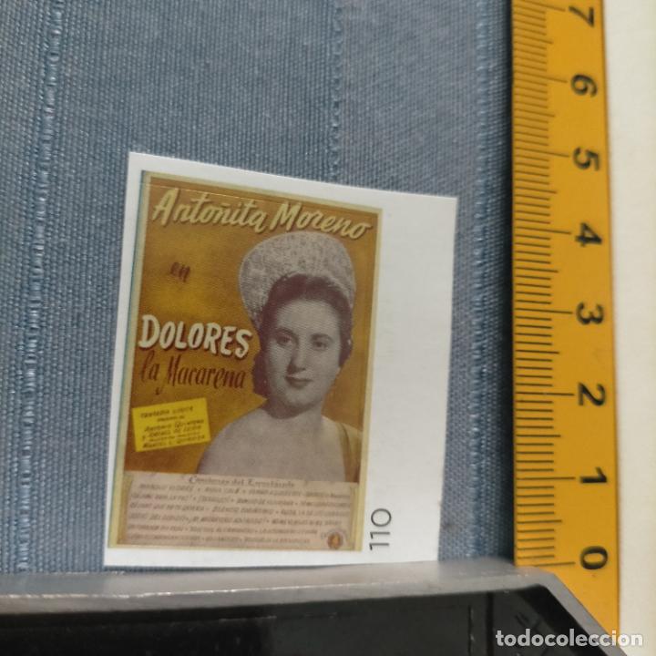 Sammlung von Aufklebern: PEGATINA CROMO ADHESIVO - TROQUELADA - CINE ANTO&Ntilde;ITA MORENO EN DOLORES LA MACARENA