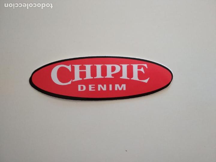 Pegatinas de colecci&oacute;n: PEGATINA ADHESIVO MARCA CHIPIE DENIM