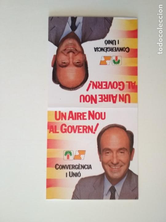 Pegatinas de colecci&oacute;n: PEGATINA ADHESIVO POLITICO MIQUEL ROCA JUNYENT CONVERG&Egrave;NCIA I UNI&Oacute; CIU ABOGADO INFANTA CRISTINA