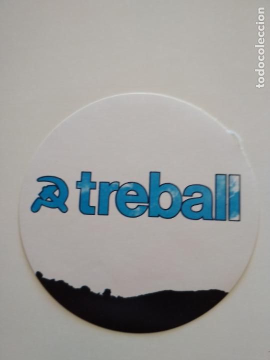 Pegatinas de colecci&oacute;n: PEGATINA ADHESIVO POLITICO PSUC COMUNISMO CATALUNYA TREBALL FAL&Ccedil; I MARTELL