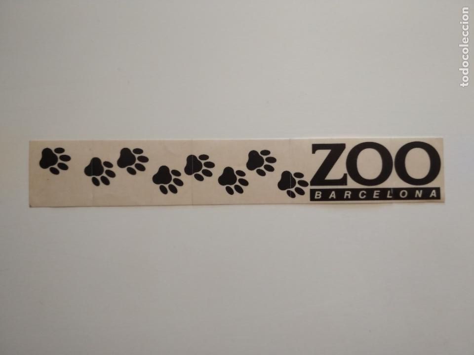 Pegatinas de colecci&oacute;n: PEGATINA ADHESIVO ZOO DE BARCELONA (R)
