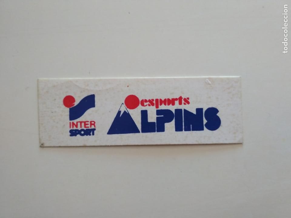 Pegatinas de colecci&oacute;n: PEGATINA ADHESIVO TIENDA DE DEPORTES INTERSPORT ESPORTS ALPINS