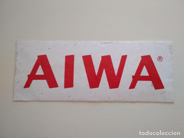Pegatinas de colecci&oacute;n: PEGATINA ADHESIVO MARCA AIWA