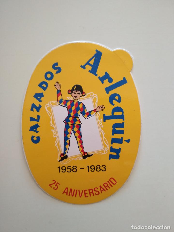 Pegatinas de colecci&oacute;n: PEGATINA ADHESIVO MARCA CALZADOS ARLEQU&Iacute;N