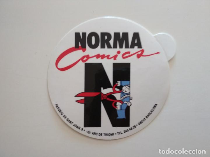 Pegatinas de colecci&oacute;n: PEGATINA ADHESIVO TIENDA DE COMICS NORMA BARCELONA