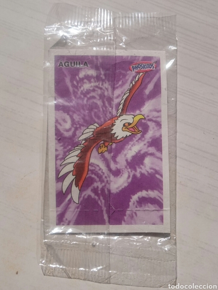 Pegatinas de colecci&oacute;n: Cromo Pegatina Adhesivo Tazo &Aacute;guila Animales Bichazo Bichazos Phoskitos 2004