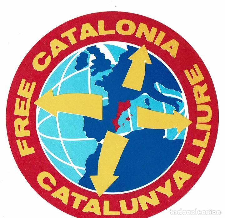 Pegatinas de colecci&oacute;n: Adhesiu Free Catalonia / Catalunya lliure