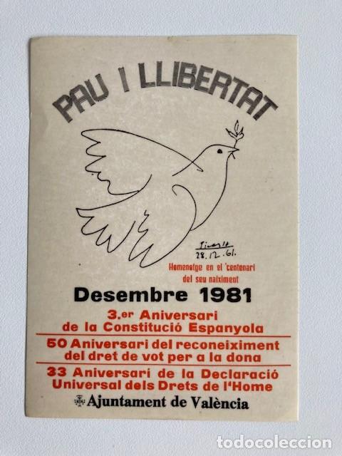 Sammlung von Aufklebern: PEGATINA PAU I LLIBERTAT DESEMBRE 1981