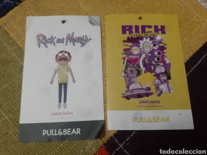Pegatinas de colecci&oacute;n: 2 Pegatina Rick and Morty (Pull&Bear) - Foto 1