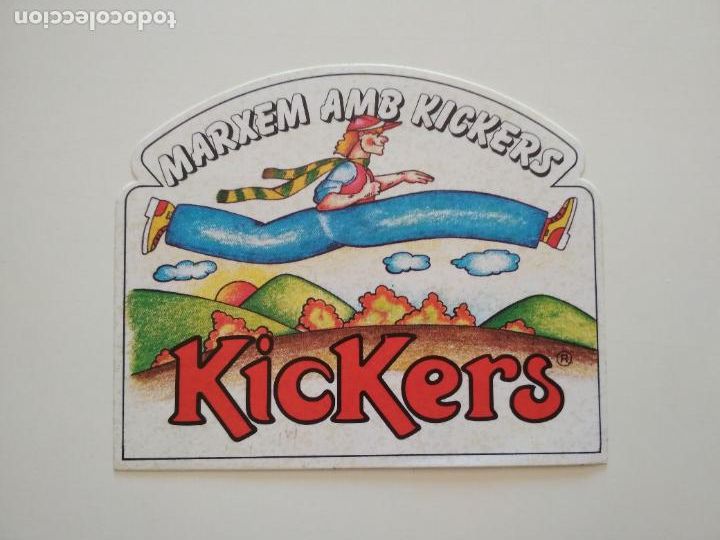Pegatinas de colecci&oacute;n: PEGATINA ADHESIVO MARCA DE ZAPATOS KICKERS