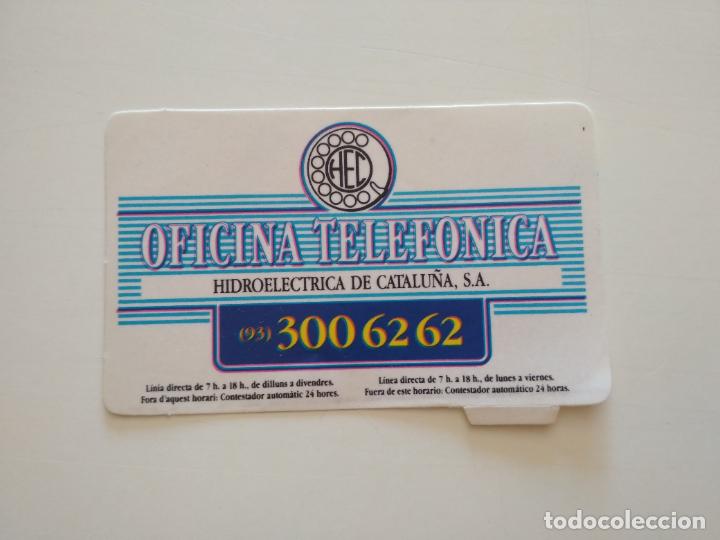 Pegatinas de colecci&oacute;n: PEGATINA ADHESIVO OFICINA TELEF&Oacute;NICA HIDROEL&Eacute;CTRICA DE CATALU&Ntilde;A