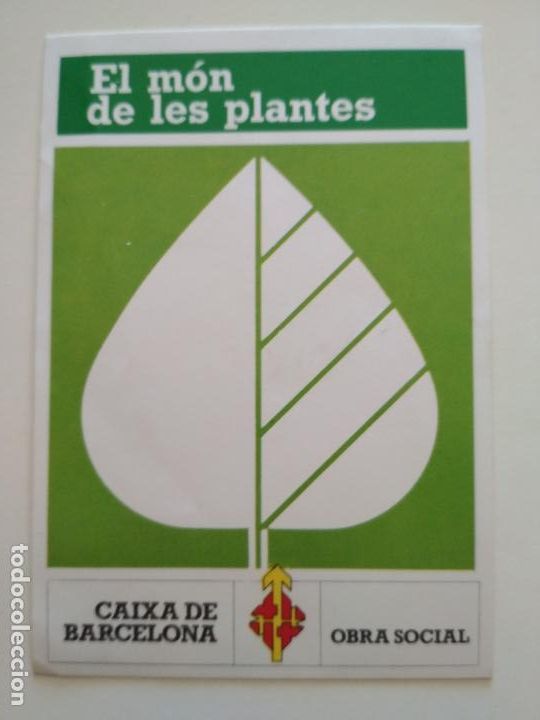 Pegatinas de colecci&oacute;n: PEGATINA ADHESIVO EL M&Oacute;N DE LES PLANTES CAIXA DE CATALUNYA OBRA SOCIAL