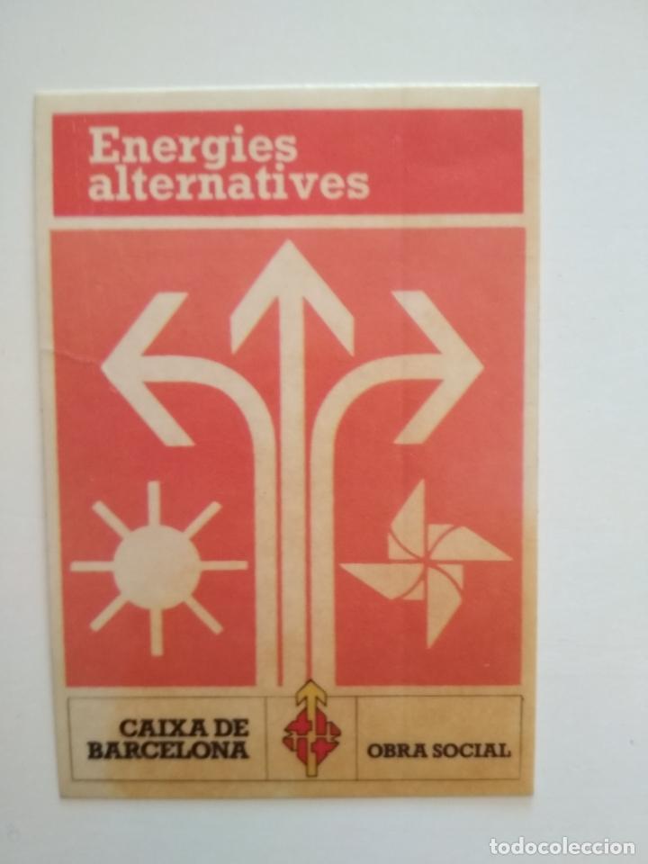 Pegatinas de colecci&oacute;n: PEGATINA ADHESIVO ENERGIES ALTERNATIVES CAIXA DE CATALUNYA OBRA SOCIAL