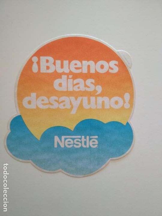 Pegatinas de colecci&oacute;n: PEGATINA ADHESIVO MARCA NESTL&Eacute; &iexcl;BUENOS D&Iacute;AS, DESAYUNO!