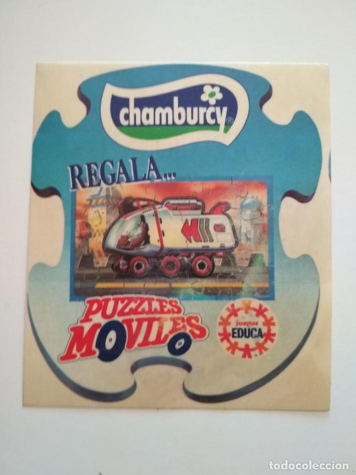 Pegatinas de colecci&oacute;n: PEGATINA ADHESIVO MARCA CHAMBURCY PUZZLES M&Oacute;VILES