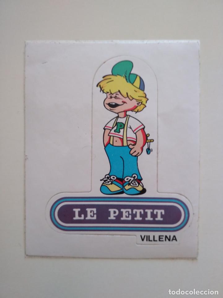 Pegatinas de colecci&oacute;n: PEGATINA ADHESIVO LE PETIT VILLENA (PROBABLE TIENDA) NI&Ntilde;O DIBUJO GORRA