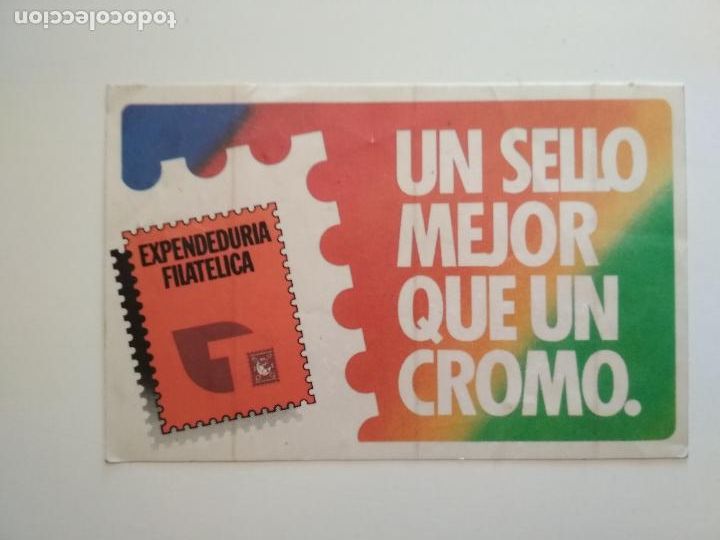 Pegatinas de colecci&oacute;n: PEGATINA ADHESIVO EXPEDITURA FILAT&Eacute;LICA MEJOR UN SELLO QUE UN CROMO