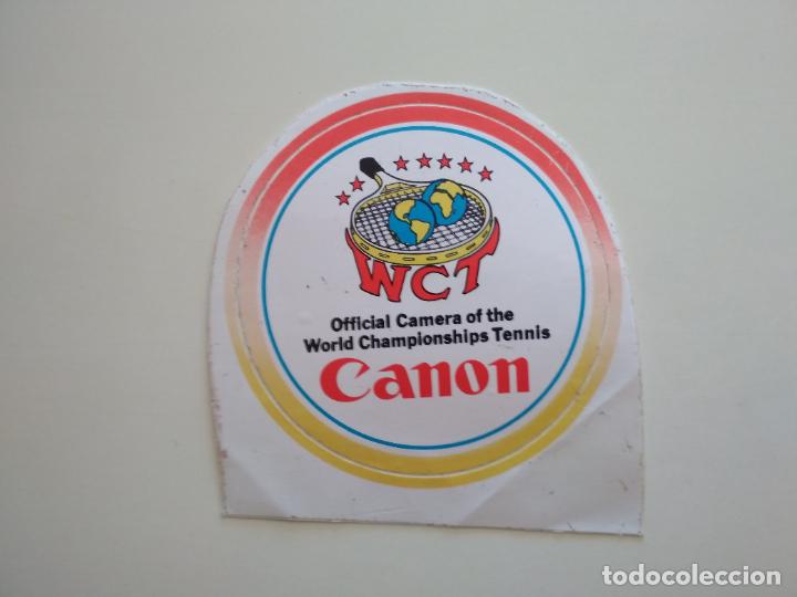 Pegatinas de colecci&oacute;n: PEGATINA ADHESIVO CANON TENIS WORLD CHAMPIONISHIP