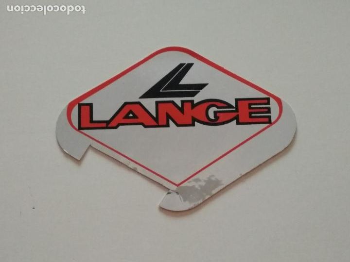 Collection stickers: PEGATINA ADHESIVO BRILLANTE MARCA LANGE