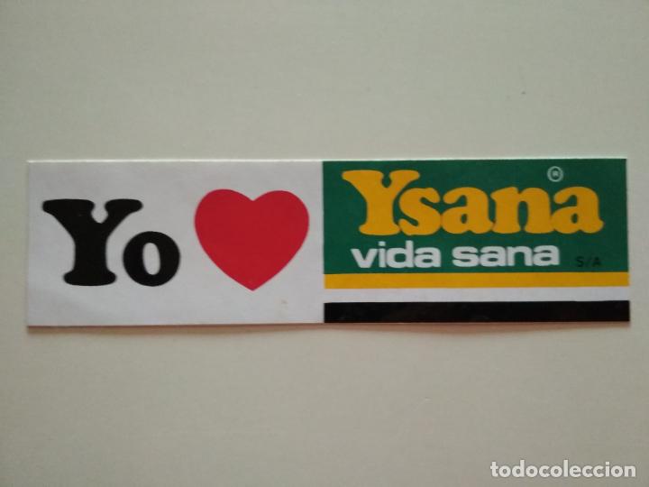 Collection stickers: PEGATINA ADHESIVO MARCA YSANA VIDA SANA I LOVE YO AMO