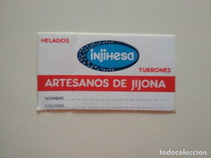 Collection stickers: PEGATINA ADHESIVO ARTESANOS DE JIJONA HELADOS Y TURRONES INJIHESA