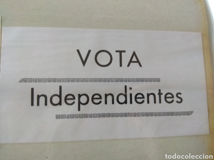 Collection stickers: PEGATINA IZQUIERDA VOTA INDEPENDIENTES