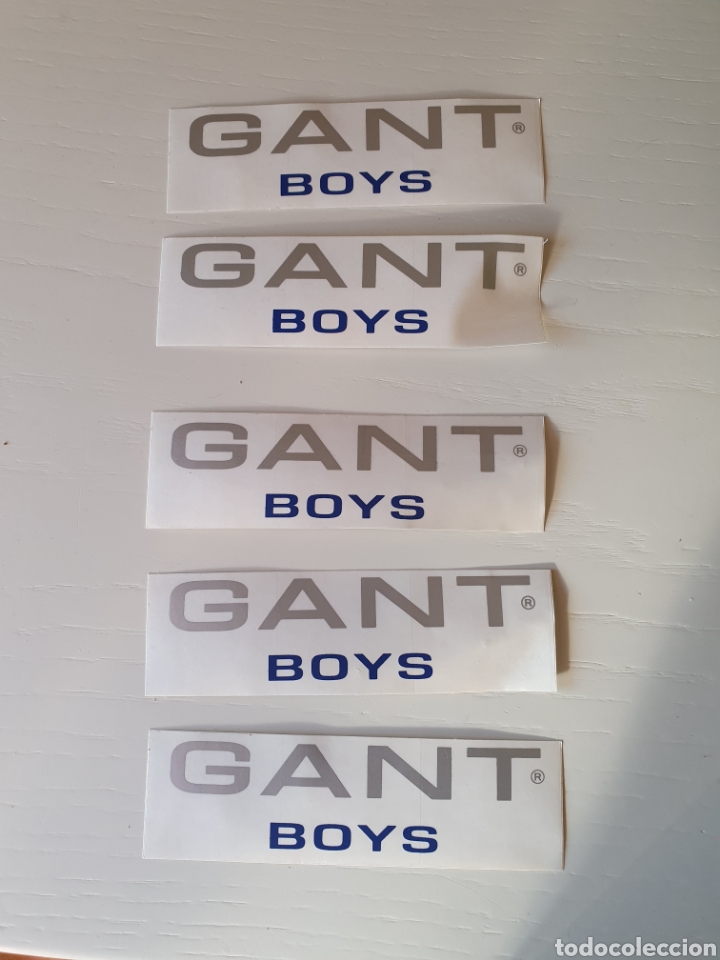 Pegatinas de colecci&oacute;n: Lote pegatinas publicidad GANT Boys